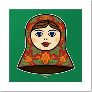 MATRYOSHKA DAD DOLL Posters and Art